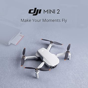 DJI Mini 2 – Ultralight and Foldable Drone Quadcopter for Adults and Kids, 3-Axis Gimbal with 4K Camera, 12MP Photo, 31 Mins Flight Time, OcuSync 2.0 10km HD Video Transmission, QuickShots, Gray