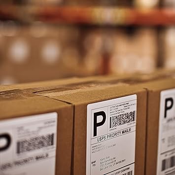 DYMO LW Extra-Large Shipping Labels for LabelWriter Label Printers, White, 4'' x 6'', 10 Rolls of 220 (2011999)