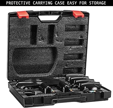 Hamilton Buhl Assistive Listening Dual Frequency System ALS700 with Transmitter, 6 Receivers & Earbuds, Carry Case