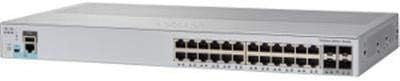 Cisco Catalyst 2960L-24TQ-LL Network Switch, 24 Gigabit Ethernet Ports, 4 10G SFP+ Uplink Ports, Fanless Operation, Enhanced Limited (WS-C2960L-24TQ-LL)