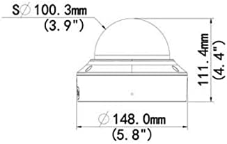 Geovision GV-TVD8810 8mp Super Low Lux Vandal Proof Perp