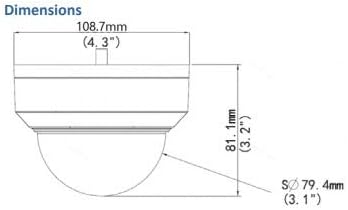 Geovision GV-TDR4703-2F 4mp Low Wdr Pro Dome Perp