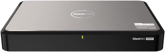 QNAP HS-264-8G-US 2 Bay with Intel N5105/N5095 Processor and 8GB DDR4 RAM Silent and Lightweight Home NAS for Multimedia Playback and Streaming with Dual HDMI 2.0 4K Output (Diskless)