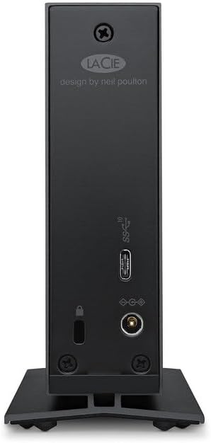 LaCie d2 Professional, 10TB, External Hard Drive Desktop, Thunderbolt 3 USB-C, 7200 RPM Enterprise Class Drives, for Mac and PC Desktop, 1 Month Adobe CC, 5 Year Rescue Services (STHA10000800)