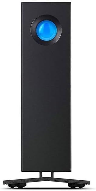 LaCie d2 Professional, 10TB, External Hard Drive Desktop, Thunderbolt 3 USB-C, 7200 RPM Enterprise Class Drives, for Mac and PC Desktop, 1 Month Adobe CC, 5 Year Rescue Services (STHA10000800)