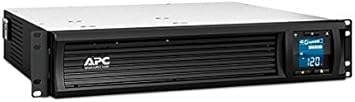 APC UPS 1000VA Smart-UPS with SmartConnect, Pure Sinewave UPS Battery Backup, Line Interactive, 120V Uninterruptible Power Supply, Rackmount UPS (SMC1000-2UC)