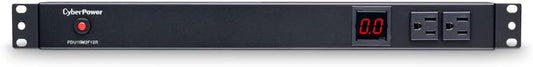 CyberPower PDU15M2F12R Metered PDU, 100-125V/15A, 14 Outlets, 1U Rackmount