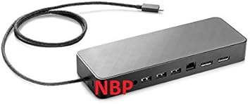 USB Dock for HP USB-C Universal Dock NF with 90 Watt AC Adapter HSA-B005DS
