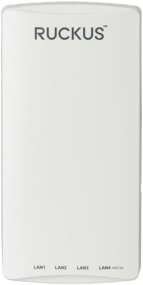 Ruckus Networks H550 Series Wi-Fi 6 Wall-Mounted Indoor Access Point (901-H550-US00), White
