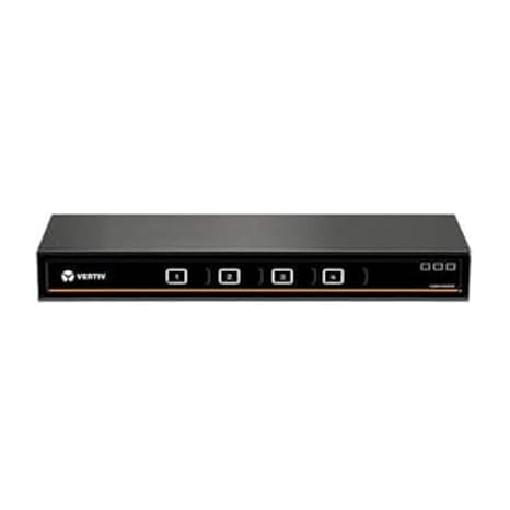 Vertiv Avocent Cybex SC900 Secure Desktop KVM Switch, Dual Head Monitor, 4 Port, Universal Display Port, Common Access Card (CAC), NIAP Version 4.0 Certified (SC940DPH-400)