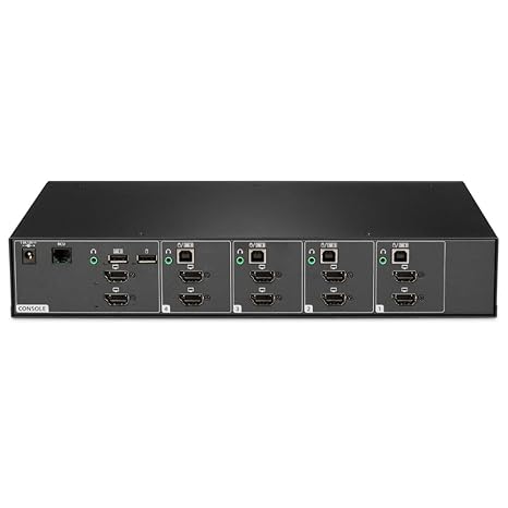 Vertiv Avocent Cybex SC900 Secure Desktop KVM Switch, Dual Head Monitor, 4 Port, Universal Display Port, Common Access Card (CAC), NIAP Version 4.0 Certified (SC940DPH-400)