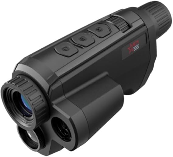 AGM Global Vision Fuzion LRF TM35-640 Thermal Monocular with Laser Rangefinder and Bi-Spectrum Image Fusion Hunting Monocular with Thermal Imaging Heat Vision Perfect for Hunting and Outdoor Adventure