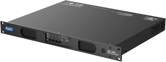 Atlas Sound IED DPA1202 Networkable Multi-Channel Power Amplifier; 1200W, 2 x 600W 70V/100V; 4 x 300W at 4 Ohms; 1 x 600W 70V/100V, 2 x 300W at 4 Ohms; Networkable; Configurable DSP via GUI