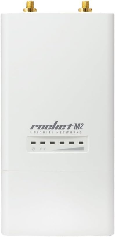 Ubiquiti Rocket M2, RM2 2.4GHz Rocket 2x2 11n MIMO CPE AirMax TDMA 50+km 150+Mbps