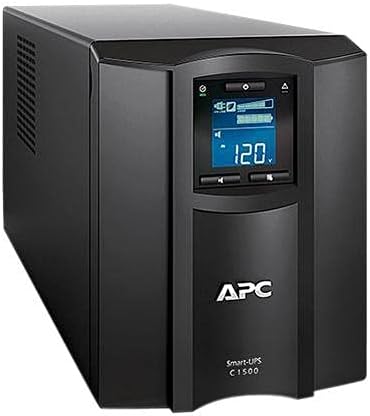 APC 1500VA Smart UPS with SmartConnect, SMC1500C Sinewave UPS Battery Backup, AVR, 120V, Line Interactive Uninterruptible Power Supply