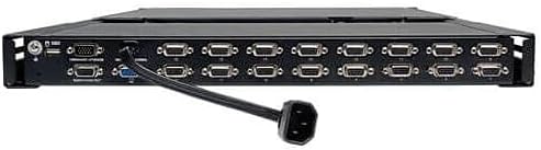 Tripp Lite NetController 16-Port Rackmount Console KVM Switch Steel with 19-Inch LCD Screen, Touchpad & Keyboard, Daisy-Chain up to 256 Devices, 1URM, 1-Year Warranty (B040-016-19)