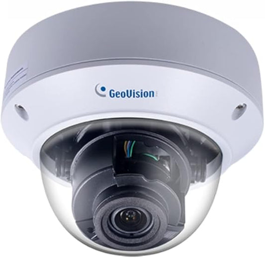 GEOVISION GV-TVD8710 8MP Super Low Lux WDR Pro IR PoE Network Outdoor Dome Camera with Motorized varifocal Lens RJ45 Connection