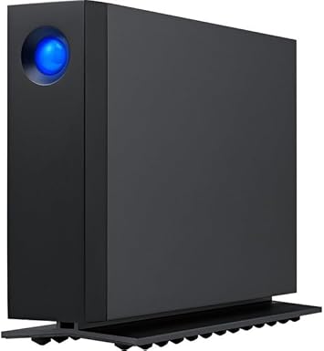 LaCie d2 Professional, 10TB, External Hard Drive Desktop, Thunderbolt 3 USB-C, 7200 RPM Enterprise Class Drives, for Mac and PC Desktop, 1 Month Adobe CC, 5 Year Rescue Services (STHA10000800)
