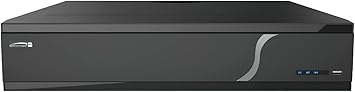 Speco N16NRE4TB 4K H.265 16 Channel Facial Recognition NVR with Built-in PoE Ports, 4TB and Smart Analytics