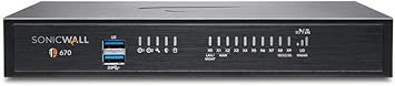 Sonicwall TZ670 Network Security Appliance (02-SSC-2837) | Next-Generation Firewall | Zero-Touch Deployment | 8X 1GbE Ports, 2X 10GbE Ports