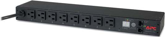 Rack PDU, Metered, 1U, 15A, 100/120V, (8) 5-15