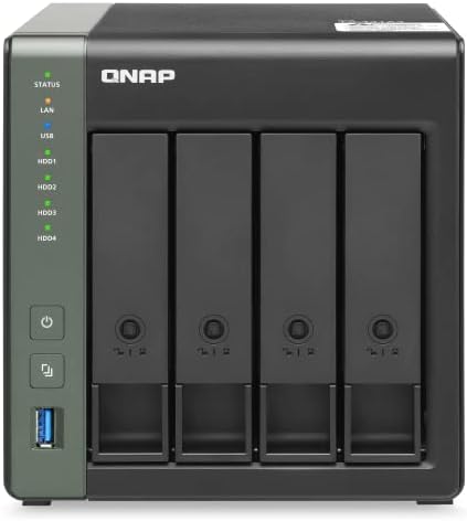 QNAP TS-431X3 4 Bay High-Speed NAS with One 10GbE and 2.5 GbE Port