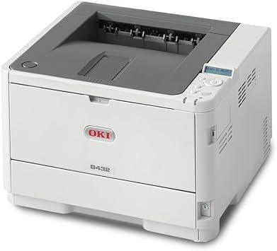 JetSet Label OKI B432dn Monochrome Printer 42ppm OKI Data (62444401) | Includes Software