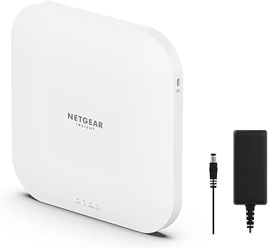 NETGEAR Cloud Managed Wireless Access Point (WAX620PA) - WiFi 6 Dual-Band AX3600 Speed | Up to 256 Client Devices | 802.11ax | Insight Remote Management | PoE+ Powered or Included AC Adapter