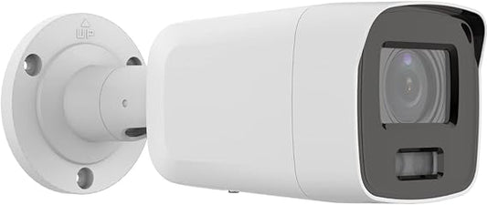 HIKVISION DS-2CD2087G2-L 2.8MM, 8MP 24/7 Color Outdoor Fixed Bullet Network Camera with 2.8mm Lens and Smart Supplement Light, RJ45 Connection