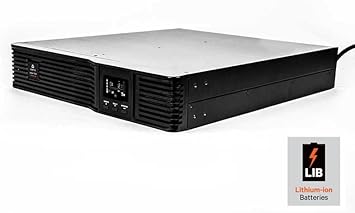 Vertiv Liebert PSI5 Lithium Ion UPS with SNMP Card - 1500VA 1350W 120V Line Interactive AVR 2U Rack/Tower, 0.9 Power Factor, Sine Wave, 3 Programmable Outlets, Rotating LCD Display (PSI5-1500RT120LIN)