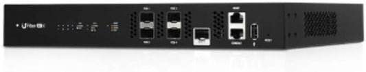 Ubiquiti Networks 4-Port GPON OLT, SFP+ Interface, Fiber Optical Line Terminal, Metal Case, Compatible with ONUs, Desktops, Laptops, Other Devices
