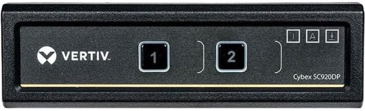 AVOCENT Cybex SC920DP KVM Switchbox - 2 Computer(s) - 3840 x 2160USBHDMI - Desktop - 2 x DisplayPort - TAA Compliant