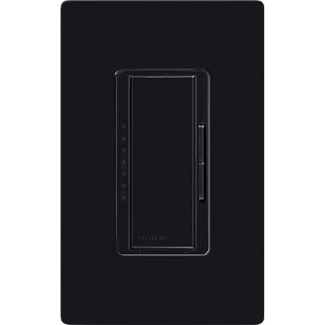 Lutron Maestro LED+ Dimmer Switch for Dimmable LED, Halogen and Incandescent Bulbs, 150W/Single-Pole or Multi-Location, MACL-153M-BL, Black