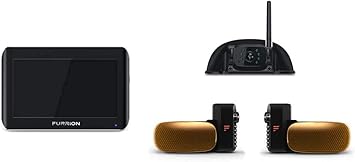 Furrion Vision S 3-Camera Wireless RV Backup System with 5-Inch Monitor, 1 Rear Sharkfin, 2 Side Running Light Cameras, Infrared Night Vision, Wide-Angle View, Hi-Res, IP65 Waterproof - FOS05TAEN