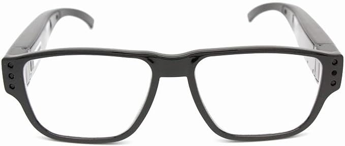 DVR295 - High Definition Digital Video Recorder with Camera Styled as Clear Glasses, No Audio