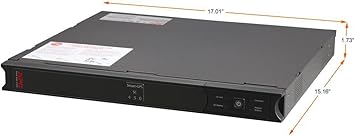 APC UPS 450VA Smart-UPS SC, 120V - 1U Rackmount/Tower Sine Wave, Uninterruptible Power Supply (Not sold in VA, CO, or WA)