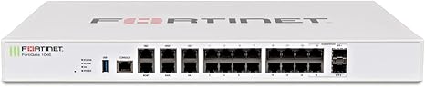 Fortinet | FG-100E-BDL-950-12 | FortiGate-100E Hardware Plus 1 Year 24X7 FortiCare and FortiGuard Network Security Firewall