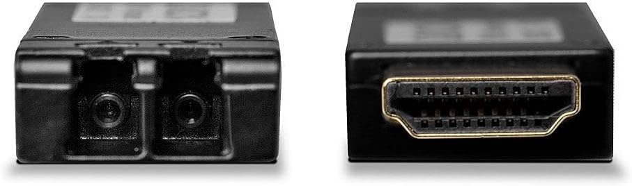 Lindy 38170 Kit extender HDMI 4K sur fibre optique jusqu'à 300 m Noir