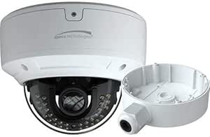 Speco Technologies O4D7M 4MP IR Outdoor PoE Network Dome Camera with Advanced Analytics and 2.8-12mm Motorized Varifocal Lens, RJ45 Connection