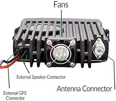 AnyTone AT-D578UV Plus Dual-Band DMR/Analog Commercial Mobile Radio - 50W VHF/45W UHF - GPS/APRS, Encryption, Loud Speaker, Compact Design, BT, Color Display, Emergency Services, Security, Business