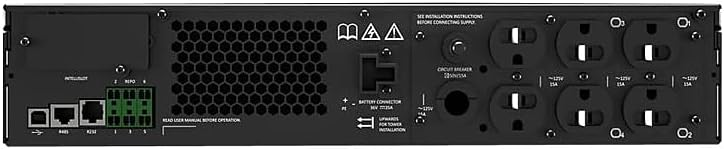 Vertiv Liebert GXT5 UPS - 500VA 500W 120V, Online Double Conversion, 2U Rack/Tower, Energy Star Certified, Lead Acid, Sine Wave, Battery Backup, 1.0 Power Factor, Colored LCD (GXT5-500LVRT2UXL)