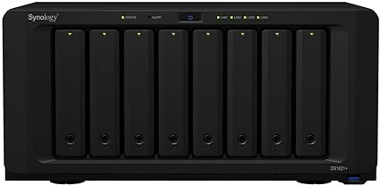 Synology 8 Bay DiskStation DS1821+ (Diskless), 8-bay; 4gb ddr4