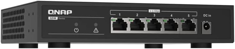 QNAP QSW-1105-5T-US 5-Port Unmanaged 2.5GbE Switch Broadcom BCM53161 chipset