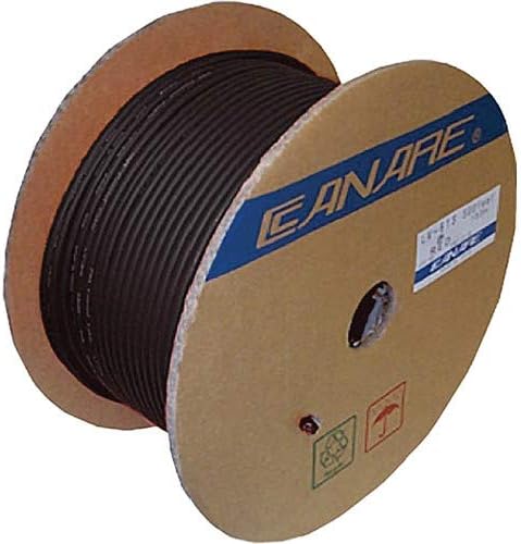 Canare L-4E6S Star Quad Microphone Cable (656'/200 m, Black)