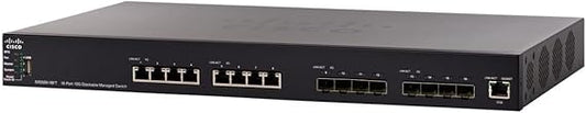 CISCO DESIGNED SX550X-16FT Stackable Managed Switch | 16 Ports 10 Gigabit | 8 Ports 10GBase-T Plus 8 SFP+ Slots | L3 Dynamic Routing | Limited Lifetime Protection (SX550X-16FT-K9-NA)