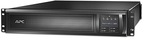 APC Network UPS, 2000VA Smart-UPS Sine Wave UPS with Extended Run Option, SMX2000RMLV2UNC, Network Management Card, 2U Rackmount/Tower Convertible, Line-Interactive, 120V