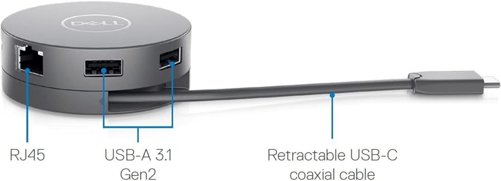 Dell 7-in-1 USB-C Multiport Adapter - DA310