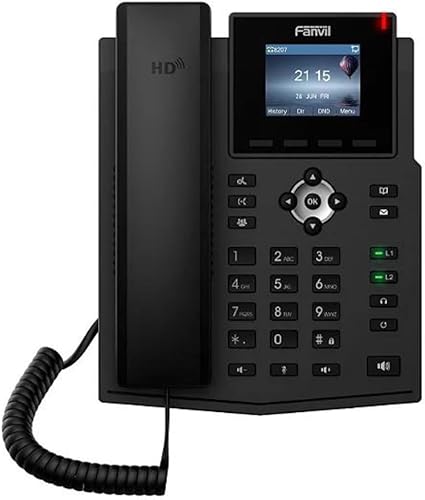 Fanvil X3SP 2 Lines Entry Level Color Display Phone with HD, POE