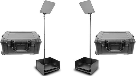 Prompter People PRO-SP19P2HBKIT-CARB StagePro Presidential 19-Inch Reversing High Bright Teleprompter