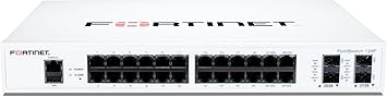 FORTINET FortiSwitch 124F - FS-124F, Managed, 24x GE Port + 4X SFP+ Port + 1x RJ45 Console. Fanless Design. Rack Mountable